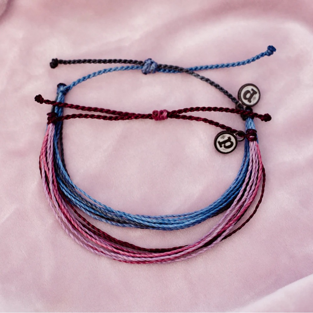 BRAND NEW Bundle of 2 UNISEX PuraVida Original bracelets. Mulberry AND Night